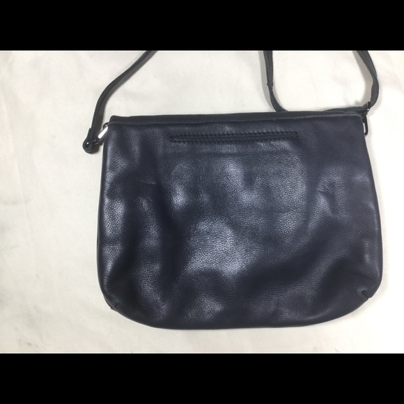 Hammett Navy Blue Leather VIP Crossbody - Picture 4 of 11